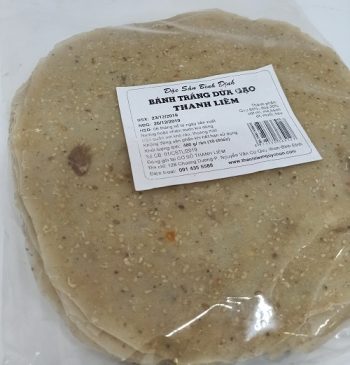 Bánh tráng dừa Thanh Liêm (bột gạo)